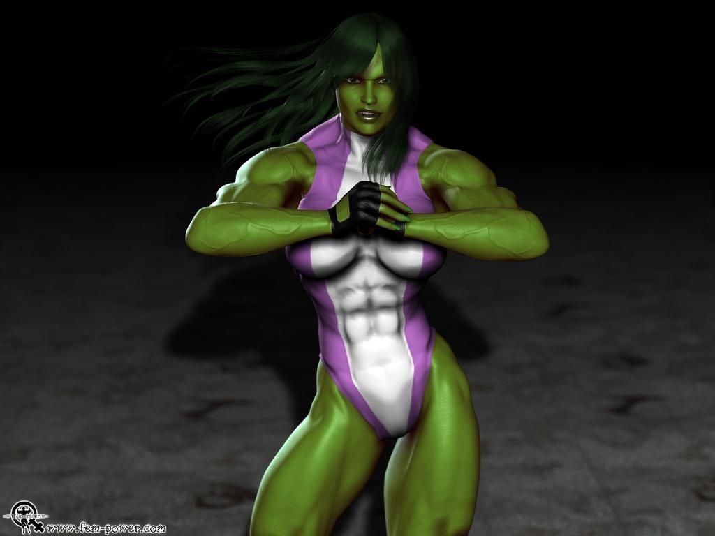 Muscle girls 3D models_ part 2 by Tigersan 58