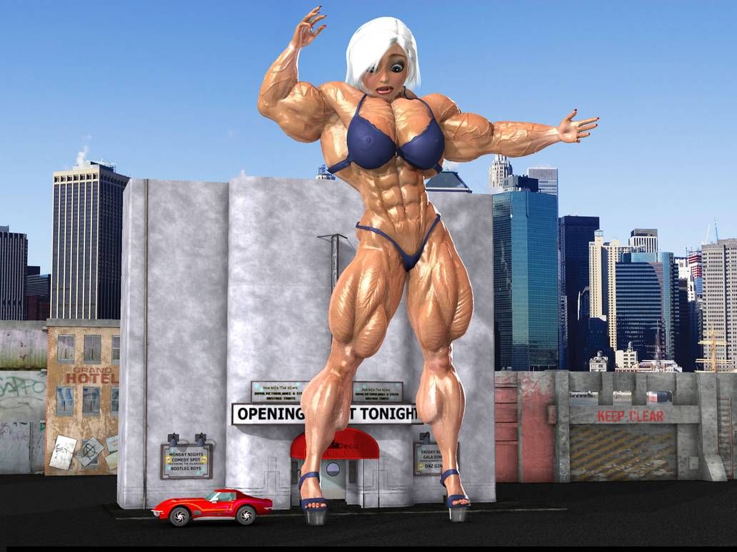 Muscle girls 3D models_ part 2 by Tigersan 70