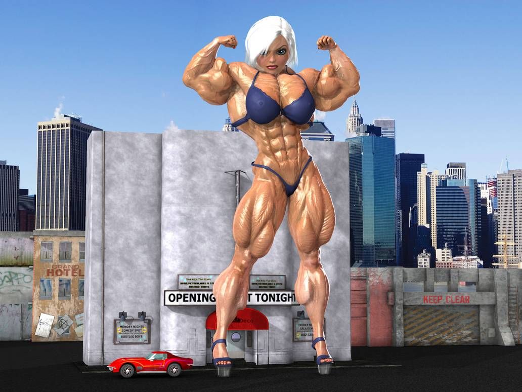 Muscle girls 3D models_ part 2 by Tigersan 71
