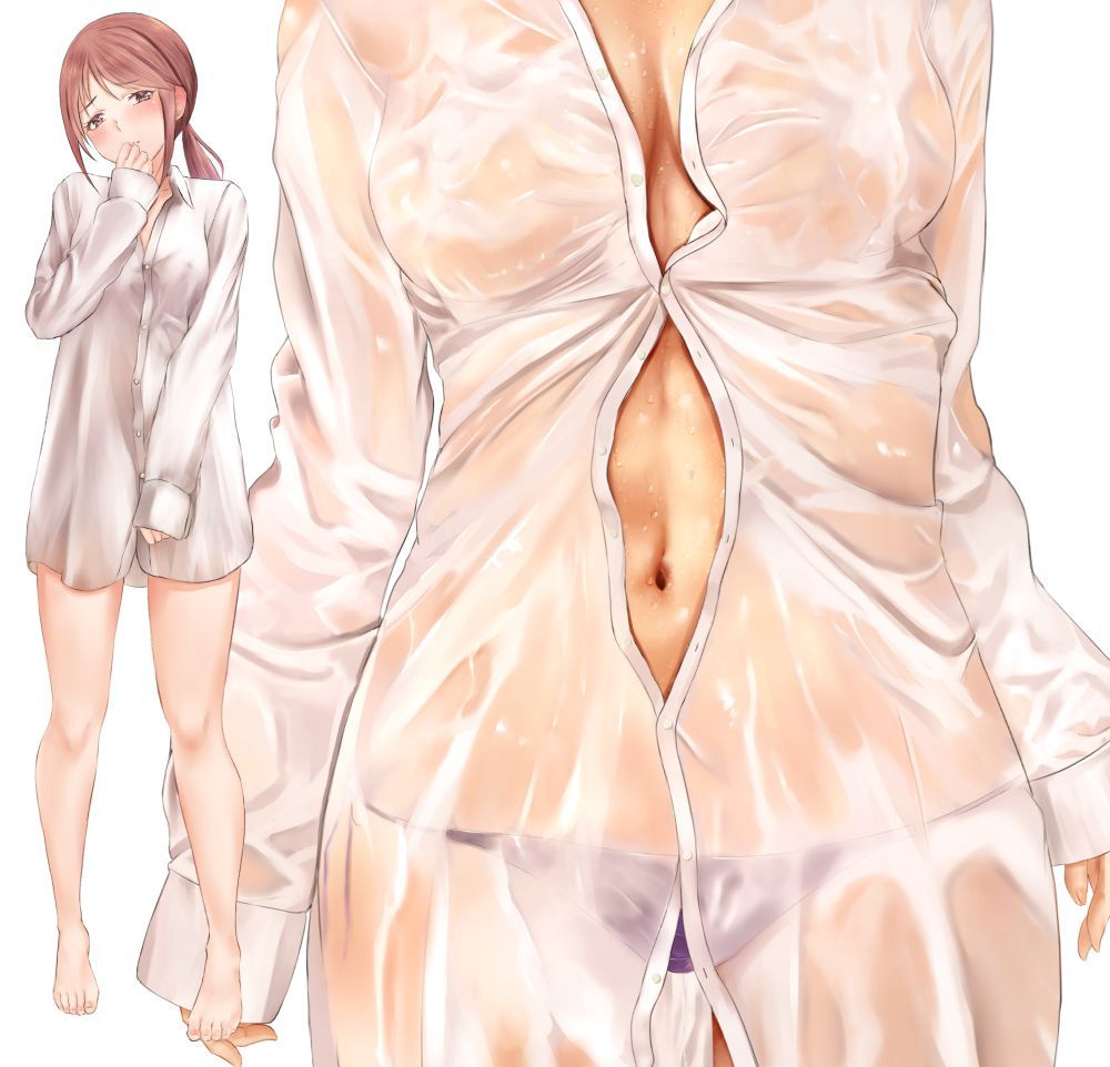 [Secondary erotic] erotic image of a girl who is drenched and transparent with underwear [40 pieces] 24
