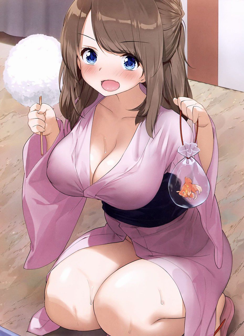 2D Summer Beautiful Girl Erotic Yukata Image 4 10