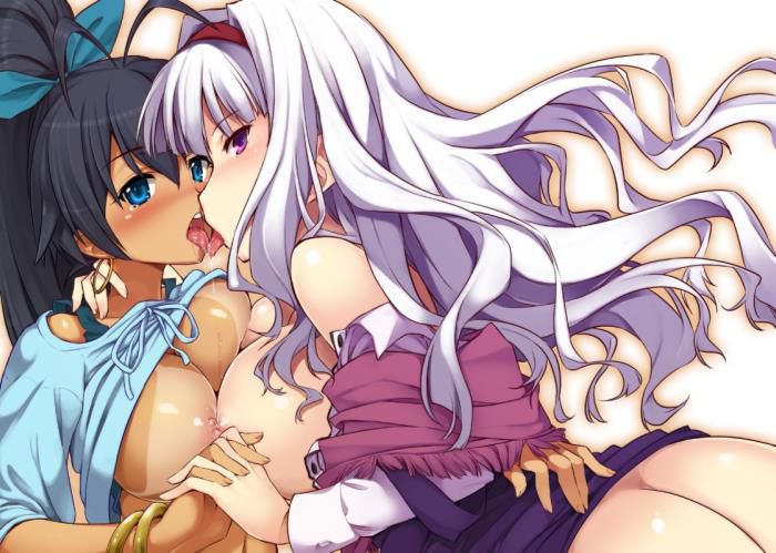 【2D】Lesbian play image summary between girls [Part 1] 5