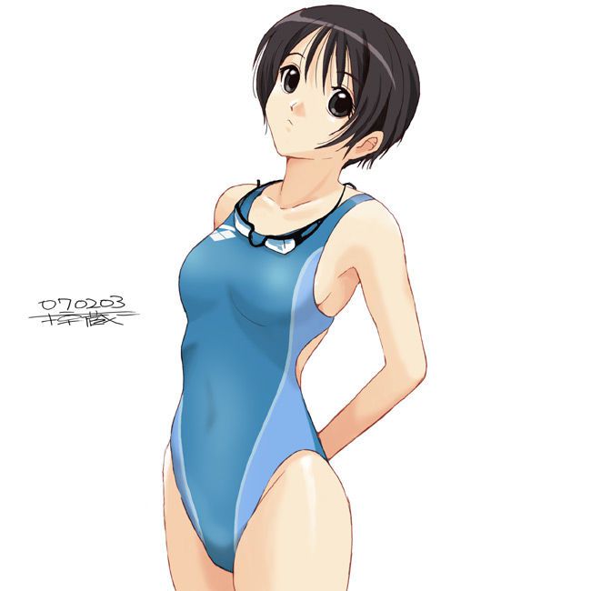 Those who want to nu with erotic images of swimming swimsuits gather! 4