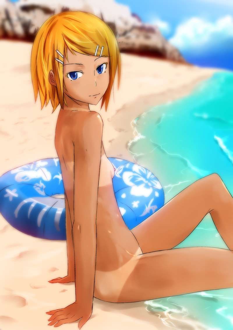 [Naked edition] secondary erotic image of a cute beautiful girl with sunburn marks of suku water left 28