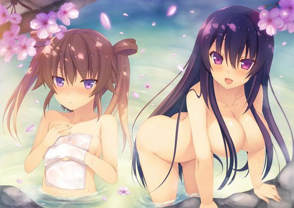 【Secondary erotic】 Erotic images of girls in baths and hot springs where nudes can worship are here 1