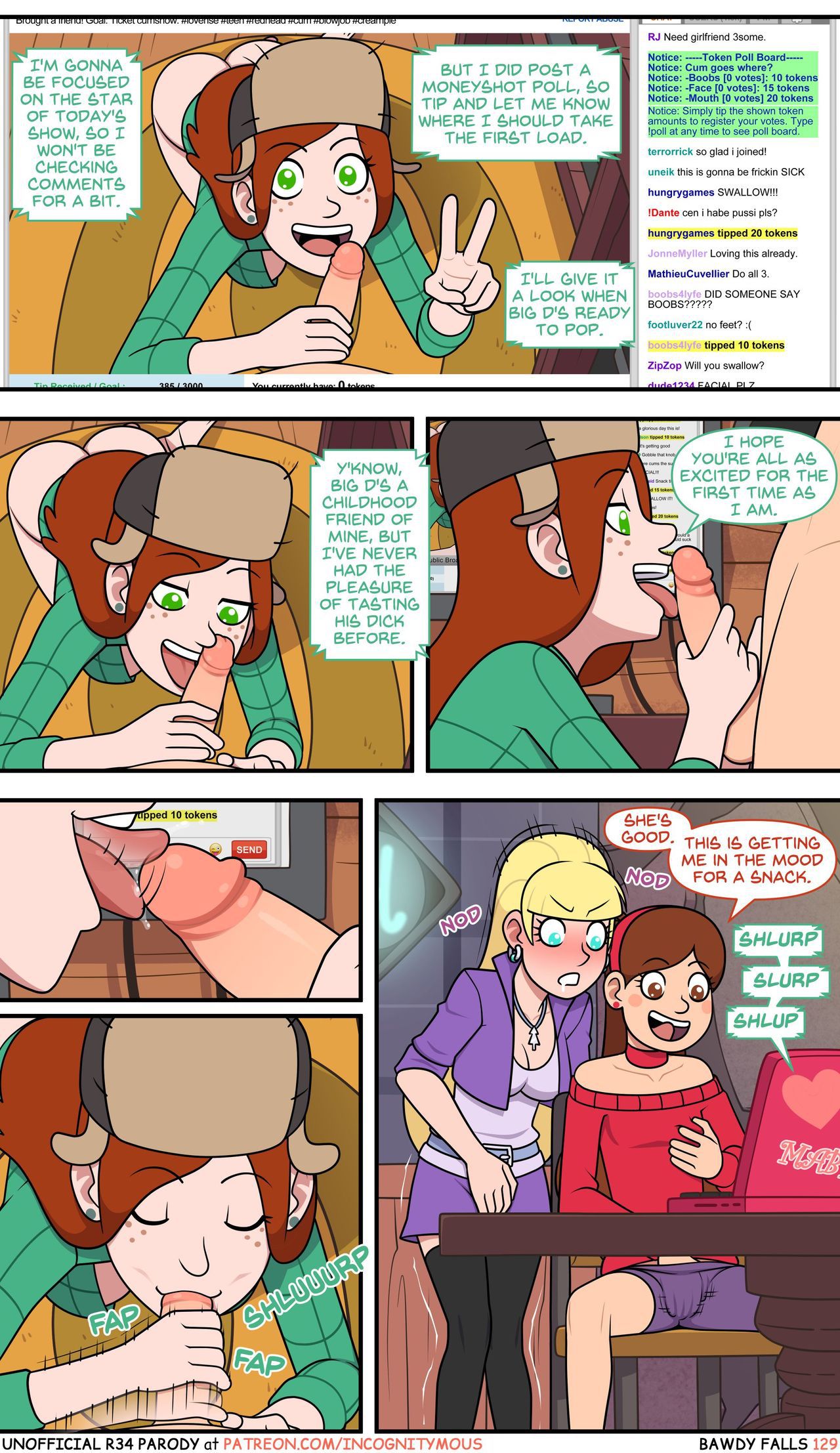 Bawdy Falls (Gravity Falls) [Incognitymous] - 3 - ongoing - english 9