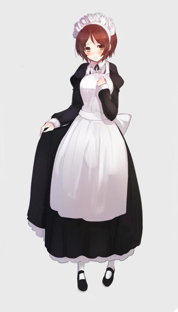 【Secondary】Horny image of cute girl with maid's mechasiko 14