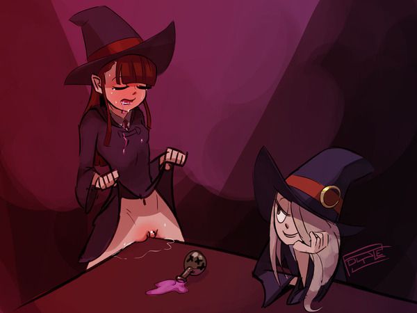 Sle that randomly pastes erotic images of Little Witch Academia 19