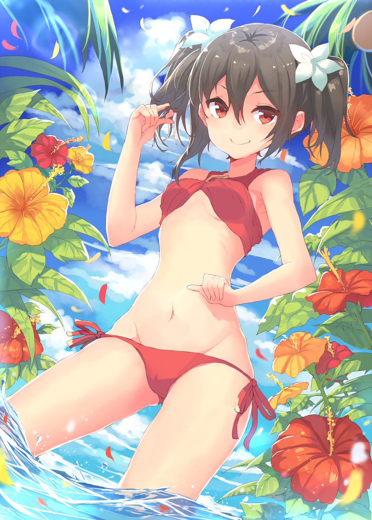 Swimsuits are erotic I can't believe I'm flossing in such a way, just like pants round dashi 3