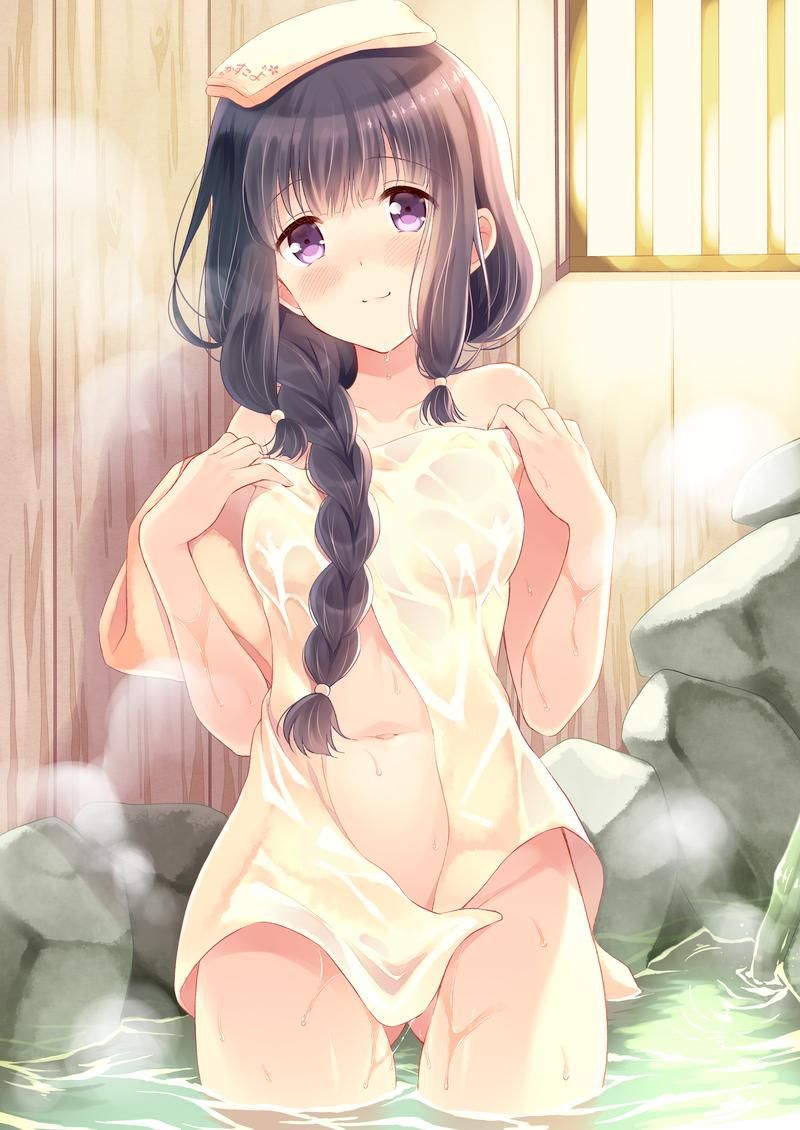 It is a bath! Two-dimensional erotic image that you can syfashi while looking at a cute girl who is naked 34