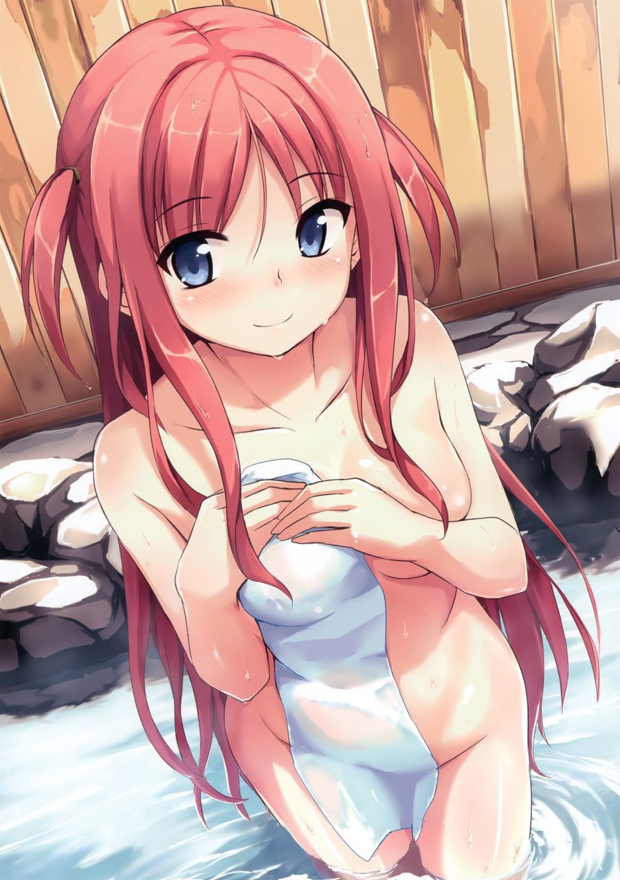 It is a bath! Two-dimensional erotic image that you can syfashi while looking at a cute girl who is naked 60
