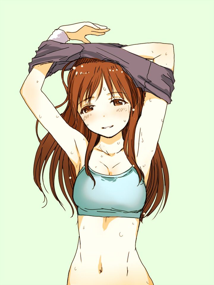 【Secondary】Erotic image of "sports bra" for daughter and athletic girl just before the growth period 24