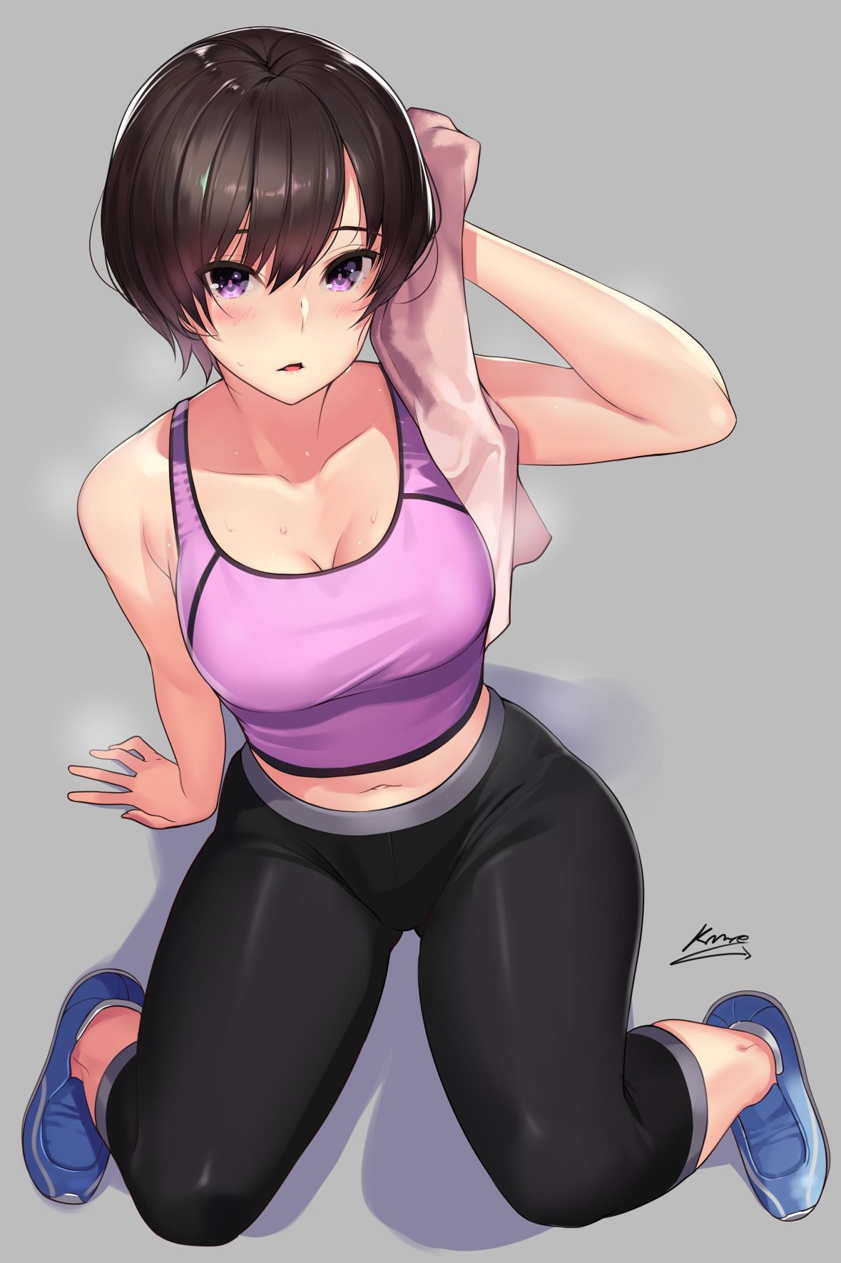 【Secondary】Erotic image of "sports bra" for daughter and athletic girl just before the growth period 6