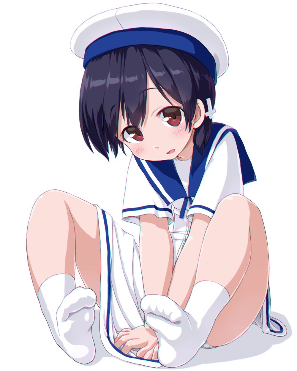 [Sun Peng-chan (ship this)] secondary erotic image of a cute Day swing of Sailor Dress in the Lollipedo sea defense ship of the fleet collection 1