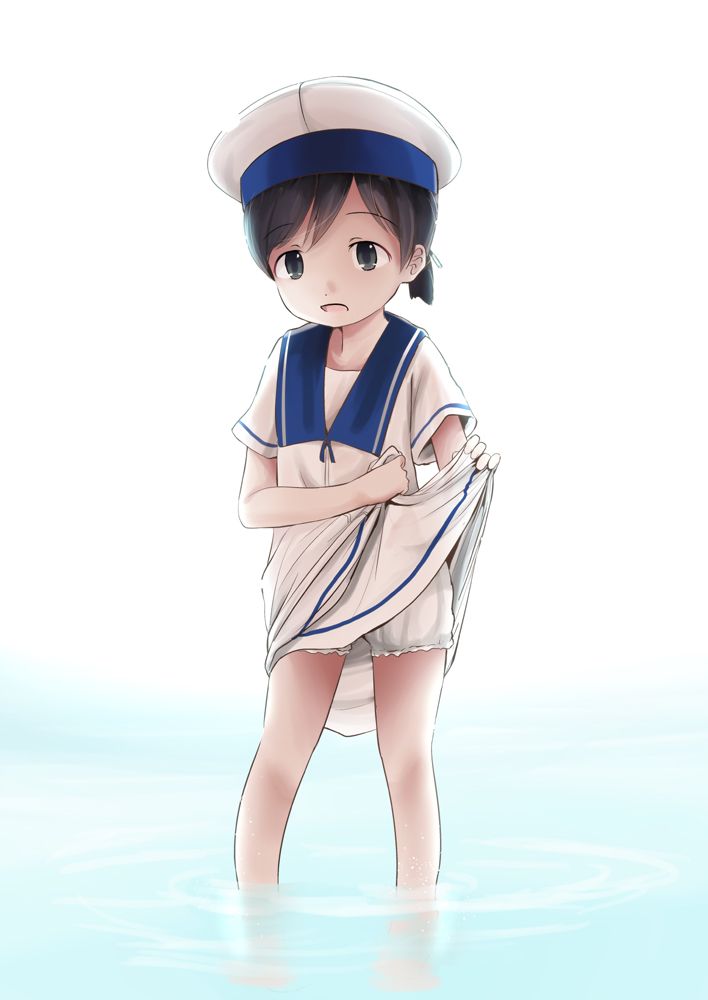 [Sun Peng-chan (ship this)] secondary erotic image of a cute Day swing of Sailor Dress in the Lollipedo sea defense ship of the fleet collection 13