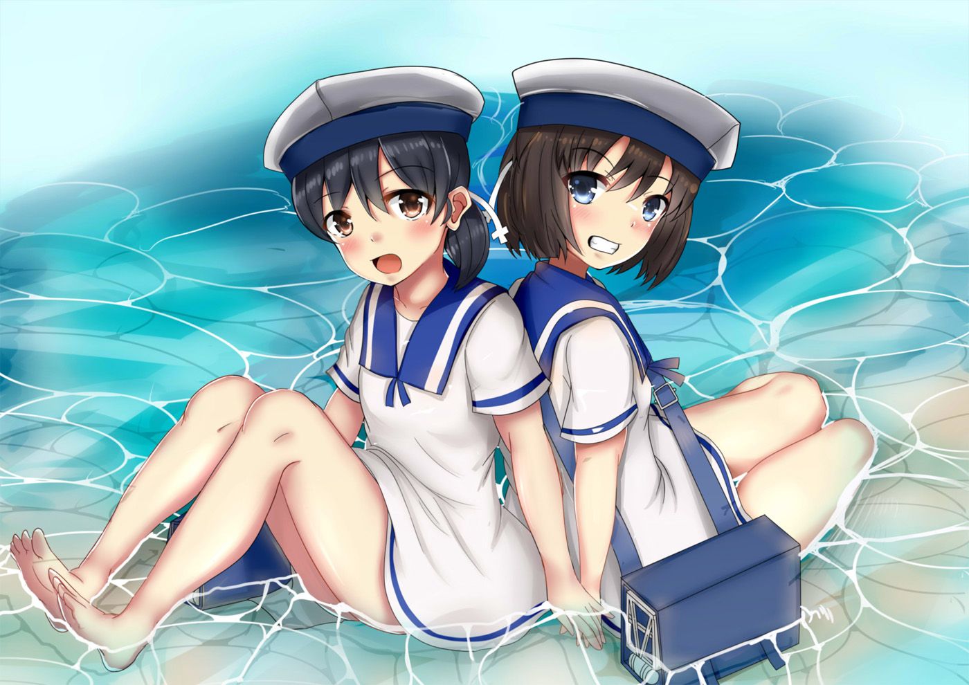 [Sun Peng-chan (ship this)] secondary erotic image of a cute Day swing of Sailor Dress in the Lollipedo sea defense ship of the fleet collection 21