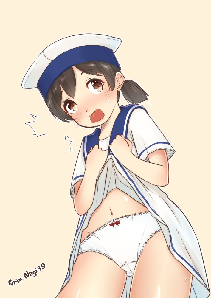 [Sun Peng-chan (ship this)] secondary erotic image of a cute Day swing of Sailor Dress in the Lollipedo sea defense ship of the fleet collection 23