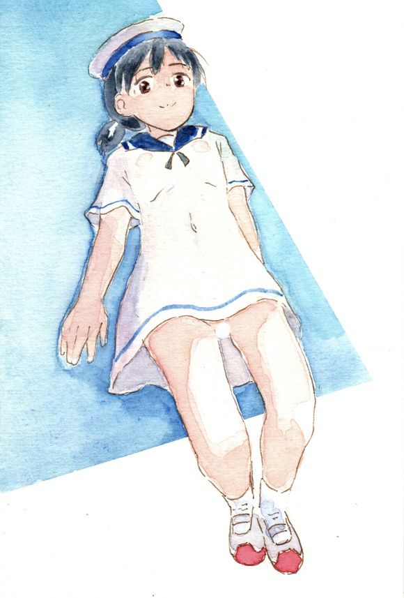[Sun Peng-chan (ship this)] secondary erotic image of a cute Day swing of Sailor Dress in the Lollipedo sea defense ship of the fleet collection 8