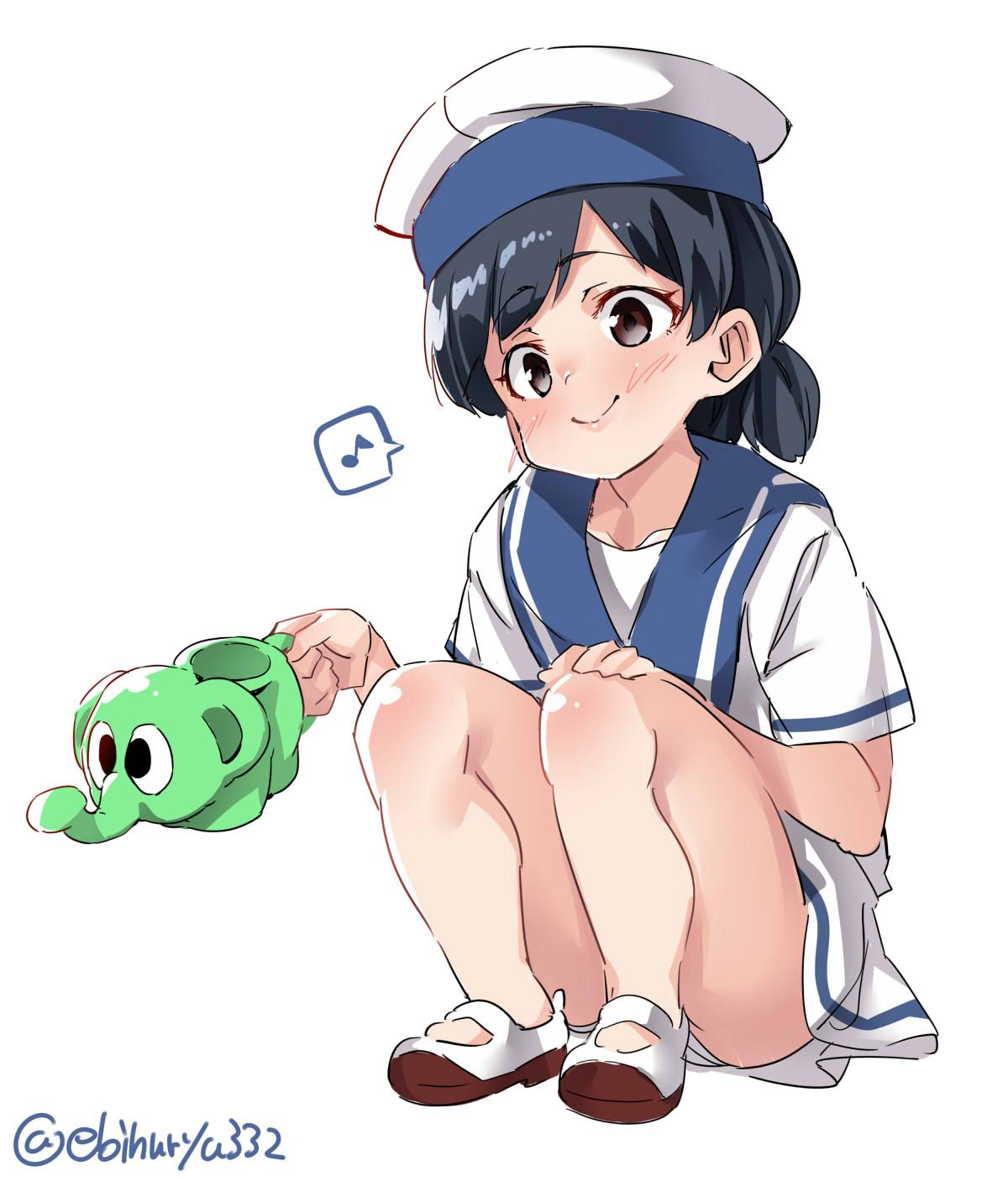 [Sun Peng-chan (ship this)] secondary erotic image of a cute Day swing of Sailor Dress in the Lollipedo sea defense ship of the fleet collection 9