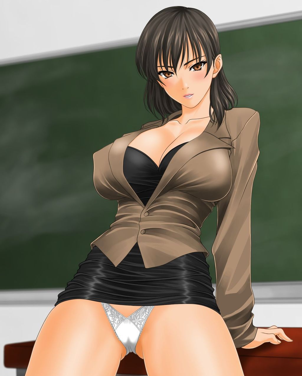 Secondary erotic image of a pheromon munmun female teacher who is quite rare in reality 41