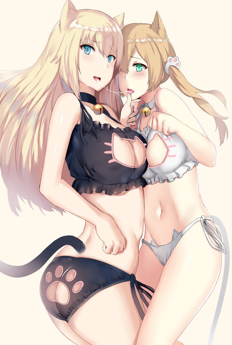 【Secondary】Erotic image of delicate "cat lingerie" that is cute but asked if it is erotic 11