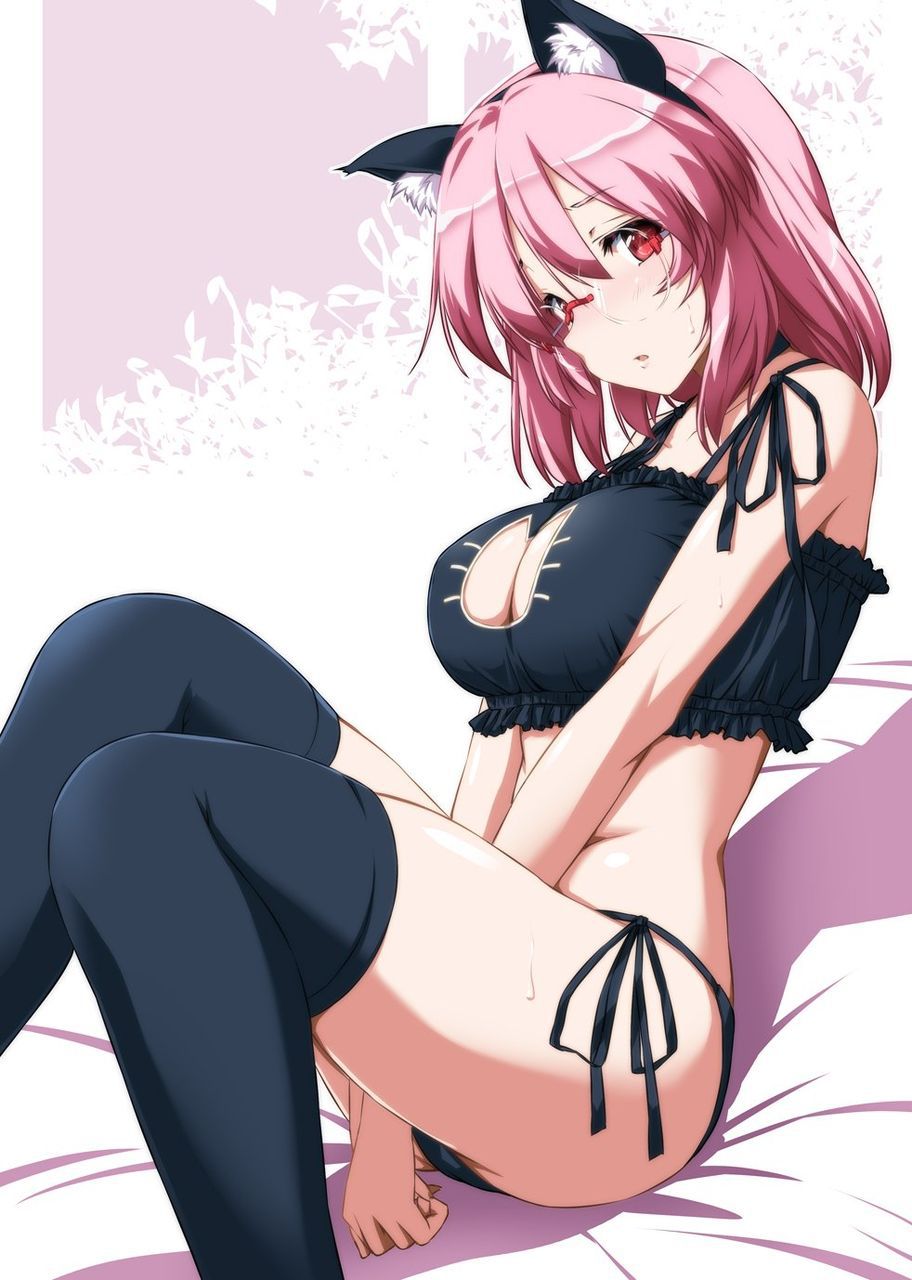 【Secondary】Erotic image of delicate "cat lingerie" that is cute but asked if it is erotic 28