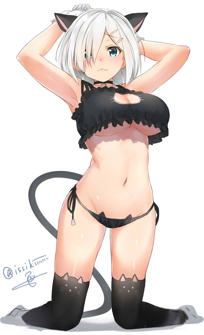 【Secondary】Erotic image of delicate "cat lingerie" that is cute but asked if it is erotic 52