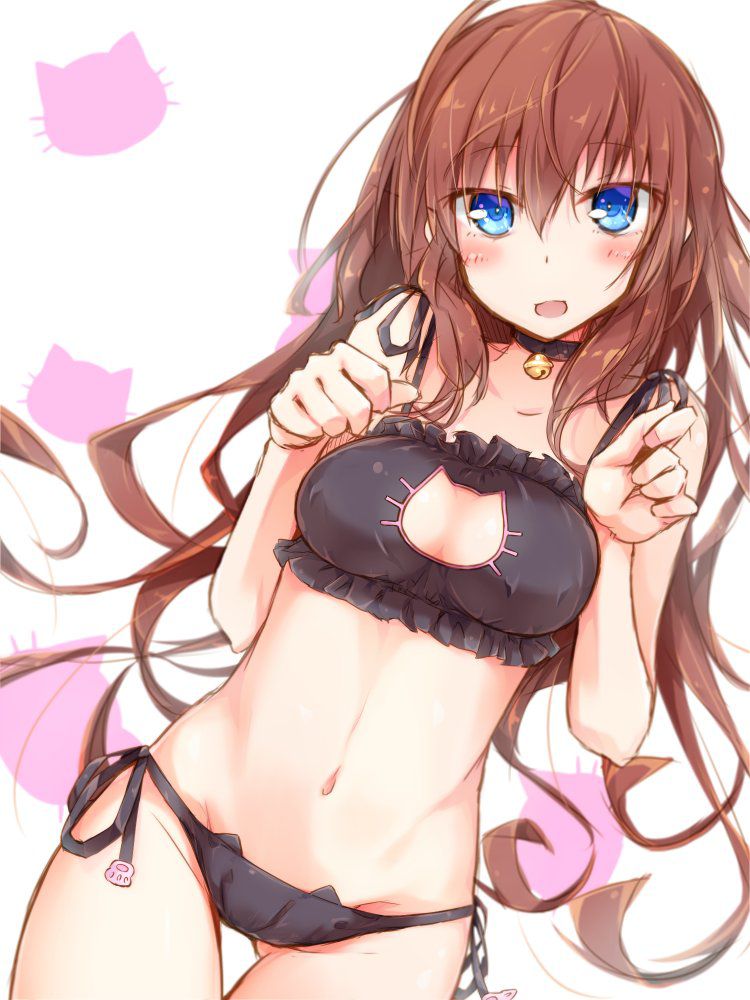 【Secondary】Erotic image of delicate "cat lingerie" that is cute but asked if it is erotic 59