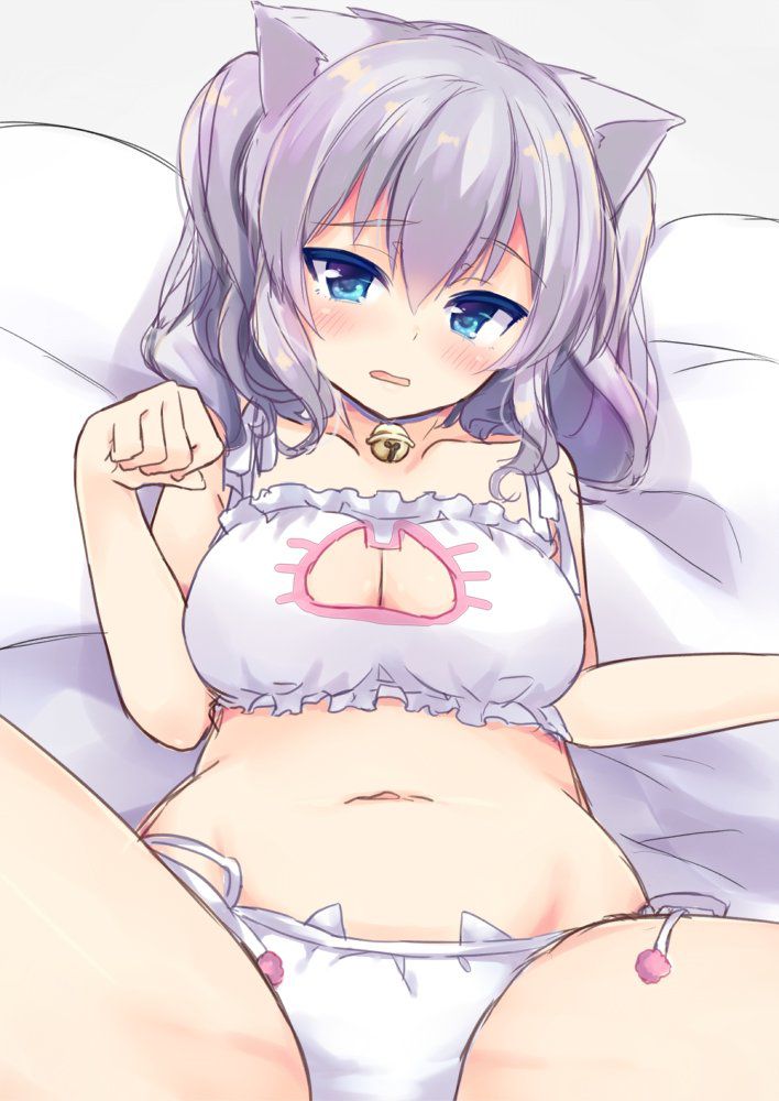 【Secondary】Erotic image of delicate "cat lingerie" that is cute but asked if it is erotic 64