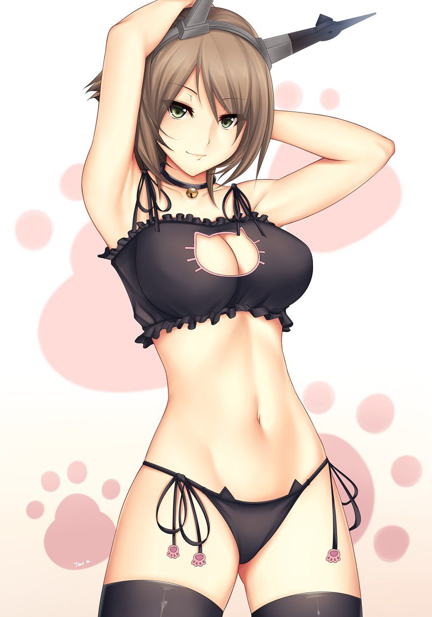 【Secondary】Erotic image of delicate "cat lingerie" that is cute but asked if it is erotic 72