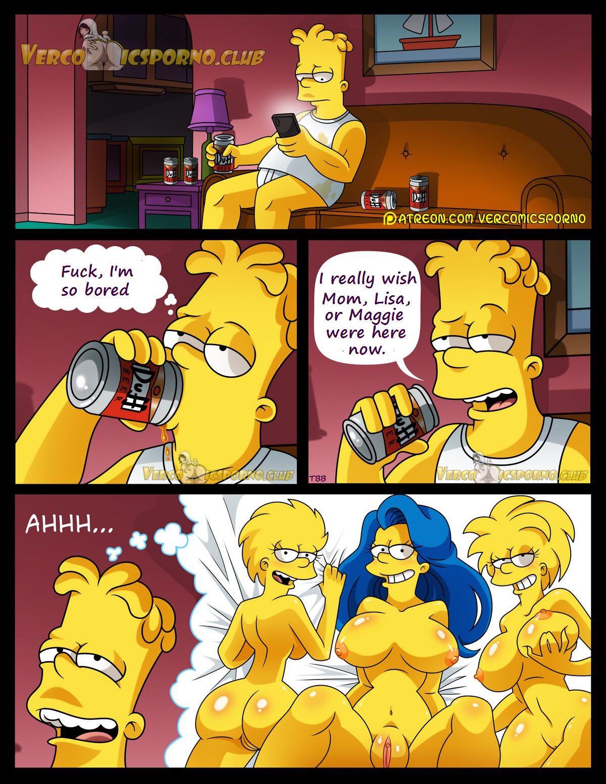 [Milky Bunny] There's No Sex Without "EX" (Simpsons) (English) (ongoing) 2