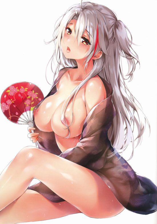 【Secondary erotic】Erotic image of a naughty girl with silver hair and a body is here 16