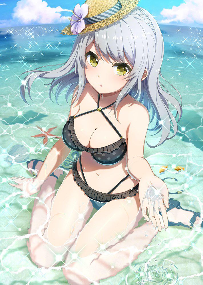 【Secondary erotic】Erotic image of a naughty girl with silver hair and a body is here 2