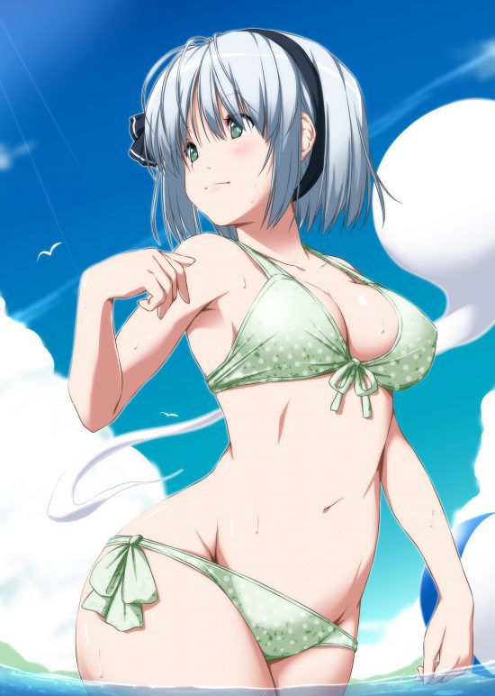 【Secondary erotic】Erotic image of a naughty girl with silver hair and a body is here 9