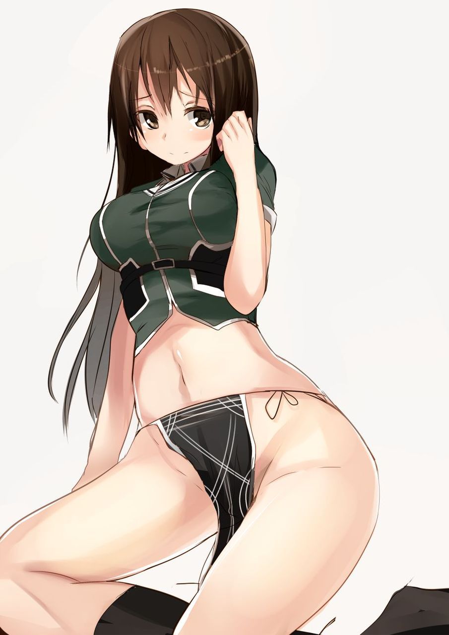 Erotic image that can come off just by imagining the masturbation figure of Chikuma [Fleet Collection] 9