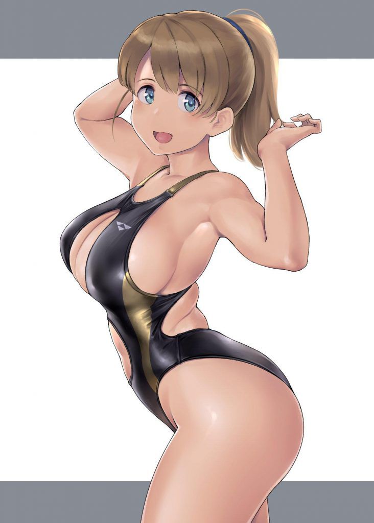 【Secondary】Horny image of cute girl in swimming swimsuit 2