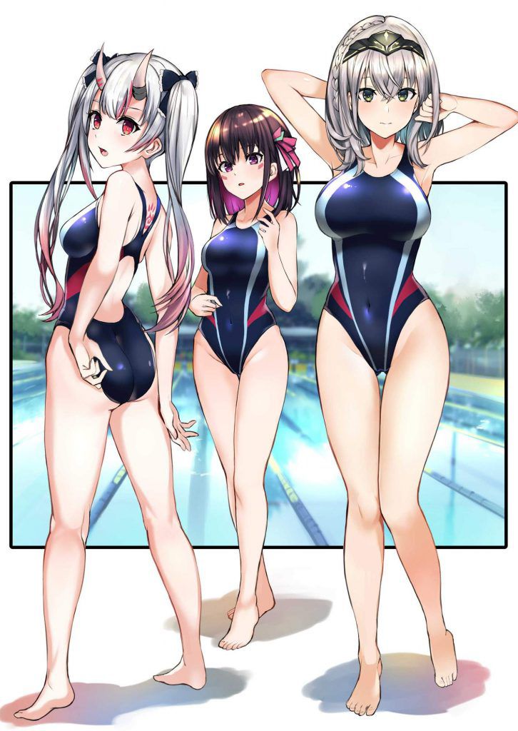 【Secondary】Horny image of cute girl in swimming swimsuit 4