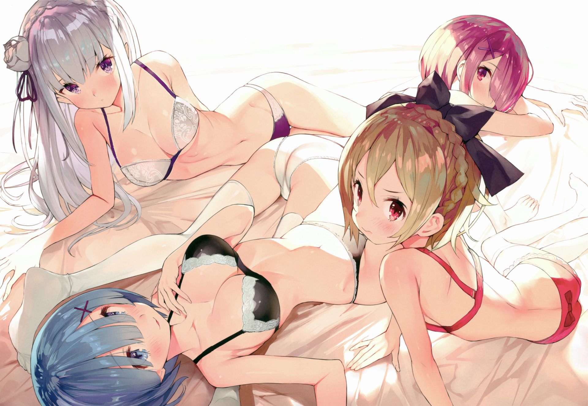 [secondary erotic] erotic image that beautiful girls are lying down in clothes [50 pieces] 11