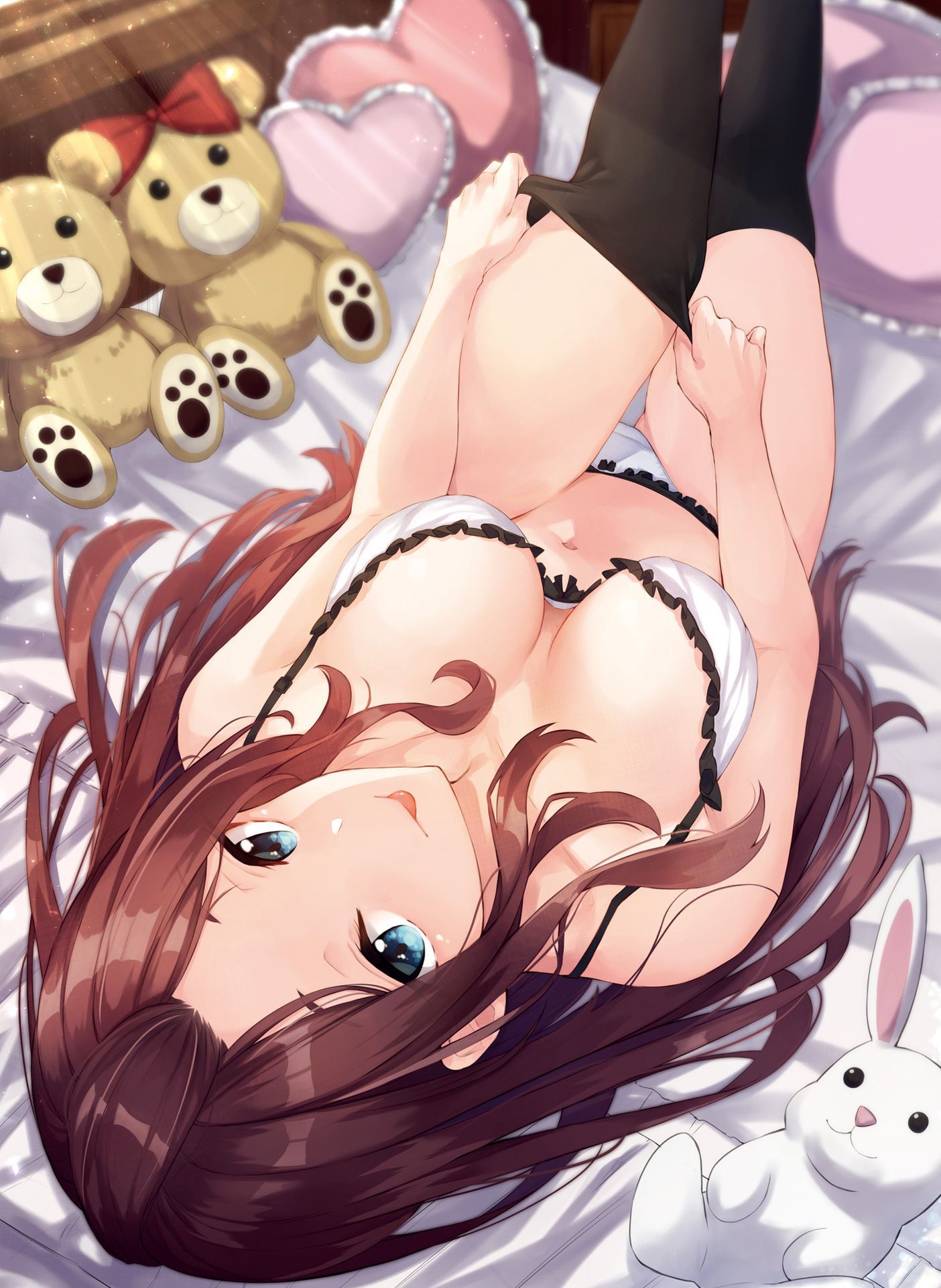 [secondary erotic] erotic image that beautiful girls are lying down in clothes [50 pieces] 17