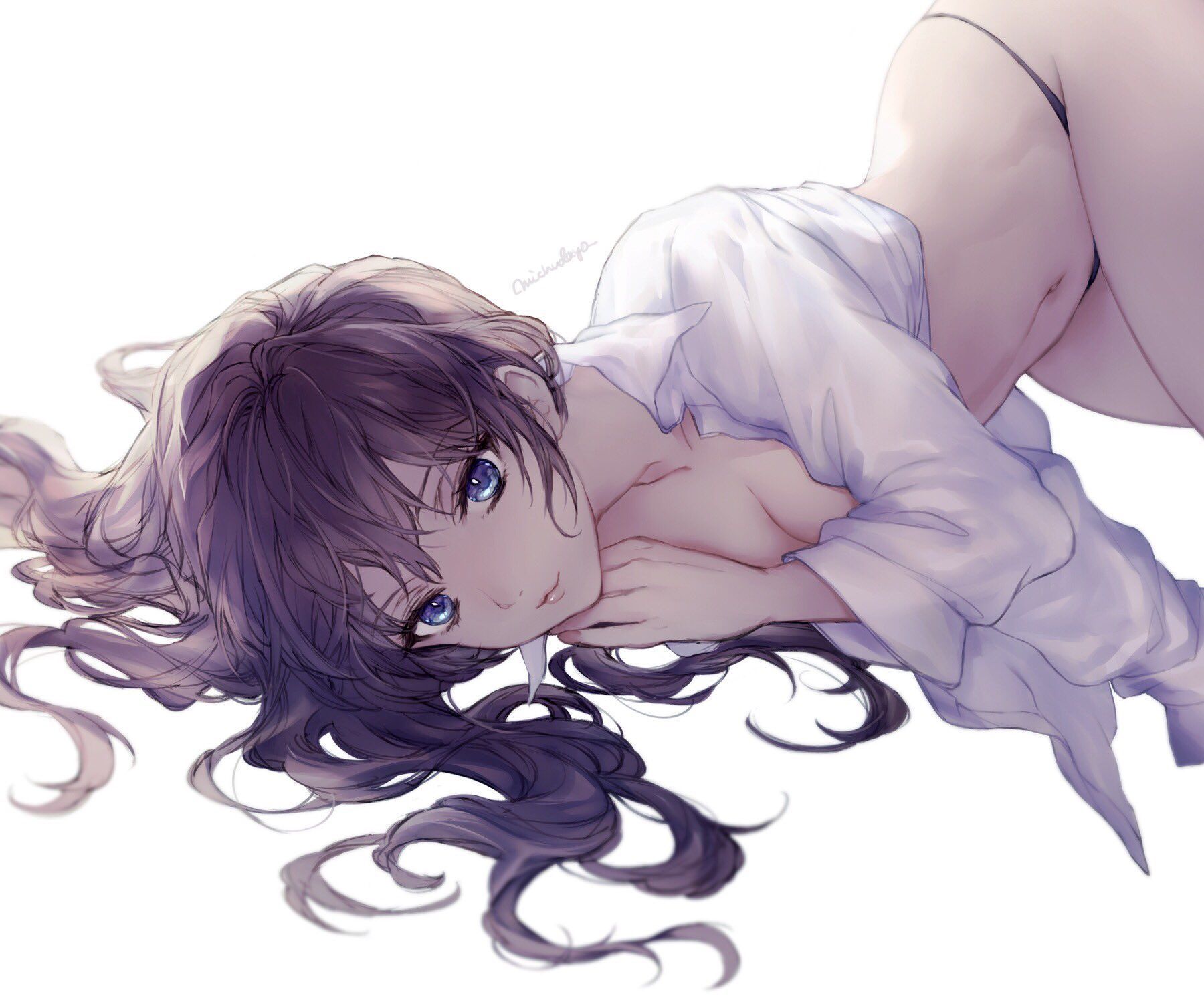 [secondary erotic] erotic image that beautiful girls are lying down in clothes [50 pieces] 34