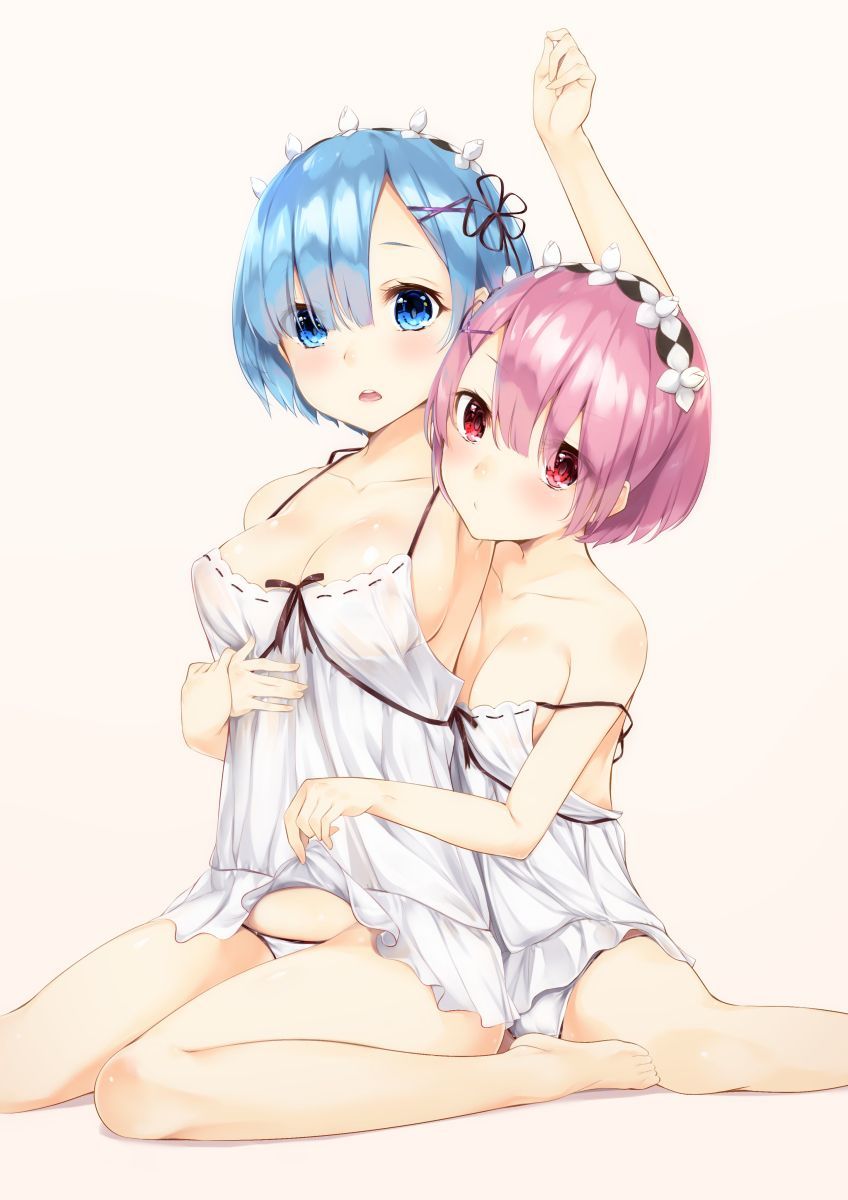 【Secondary】 Re: Erotic image summary of Rem &amp; Ram, twin maids of other world life starting from zero! No.04 [22 sheets] 1