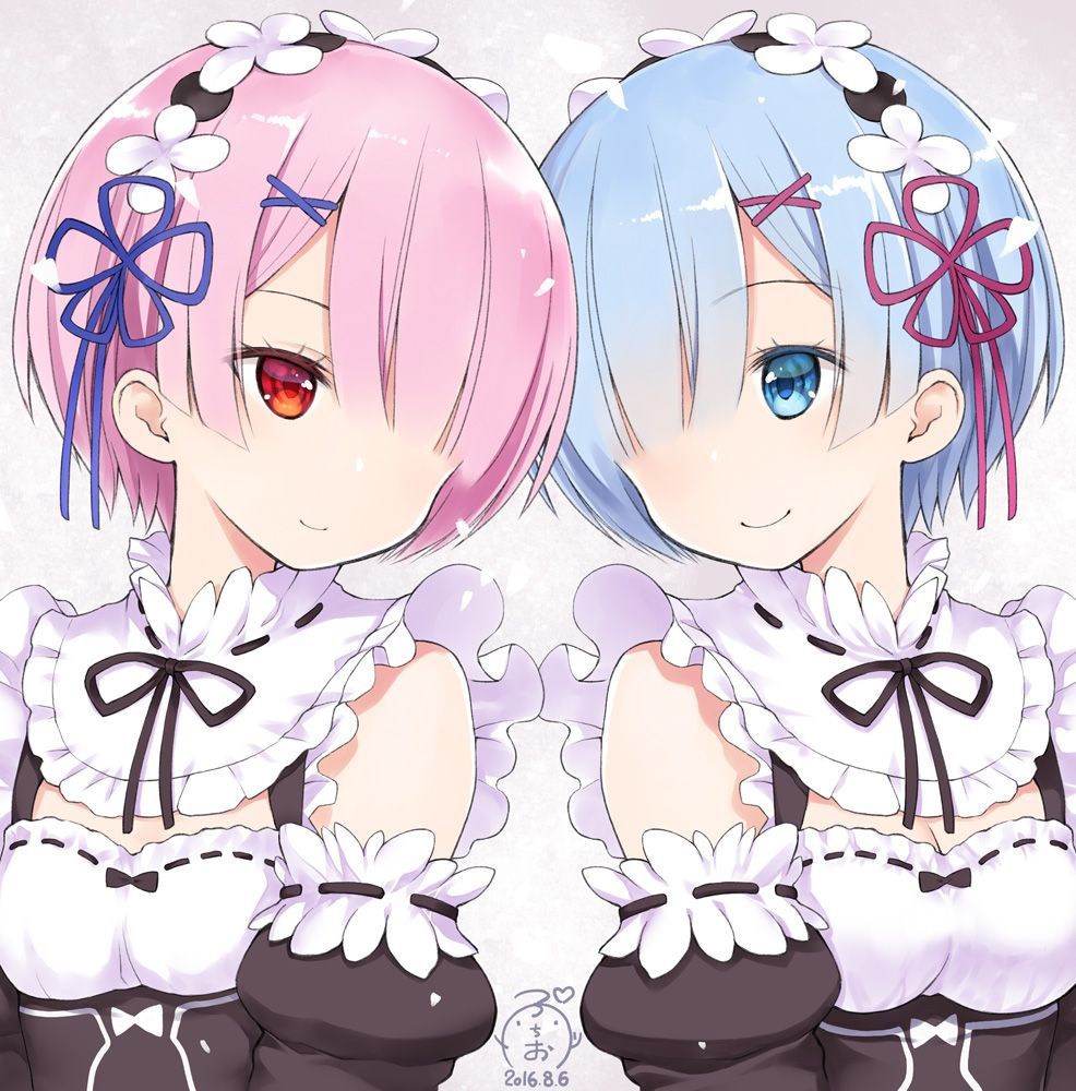 【Secondary】 Re: Erotic image summary of Rem &amp; Ram, twin maids of other world life starting from zero! No.04 [22 sheets] 15