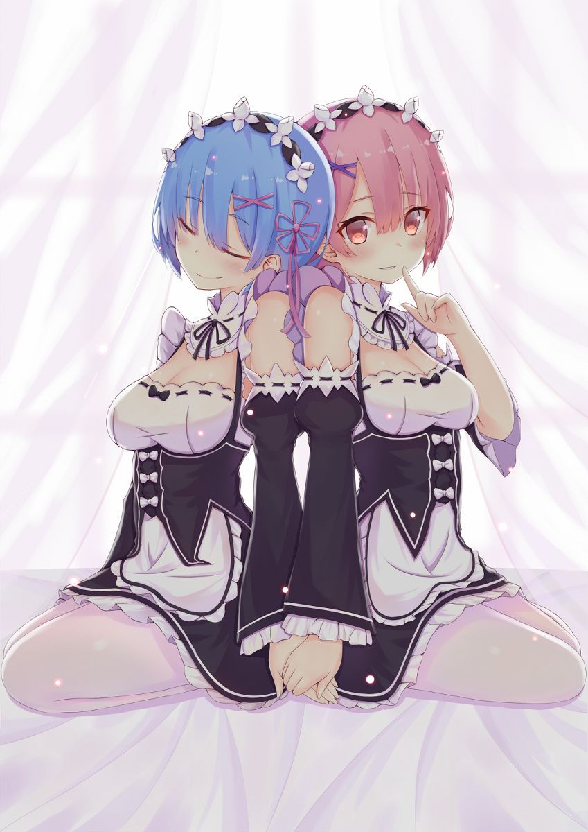 【Secondary】 Re: Erotic image summary of Rem &amp; Ram, twin maids of other world life starting from zero! No.04 [22 sheets] 22