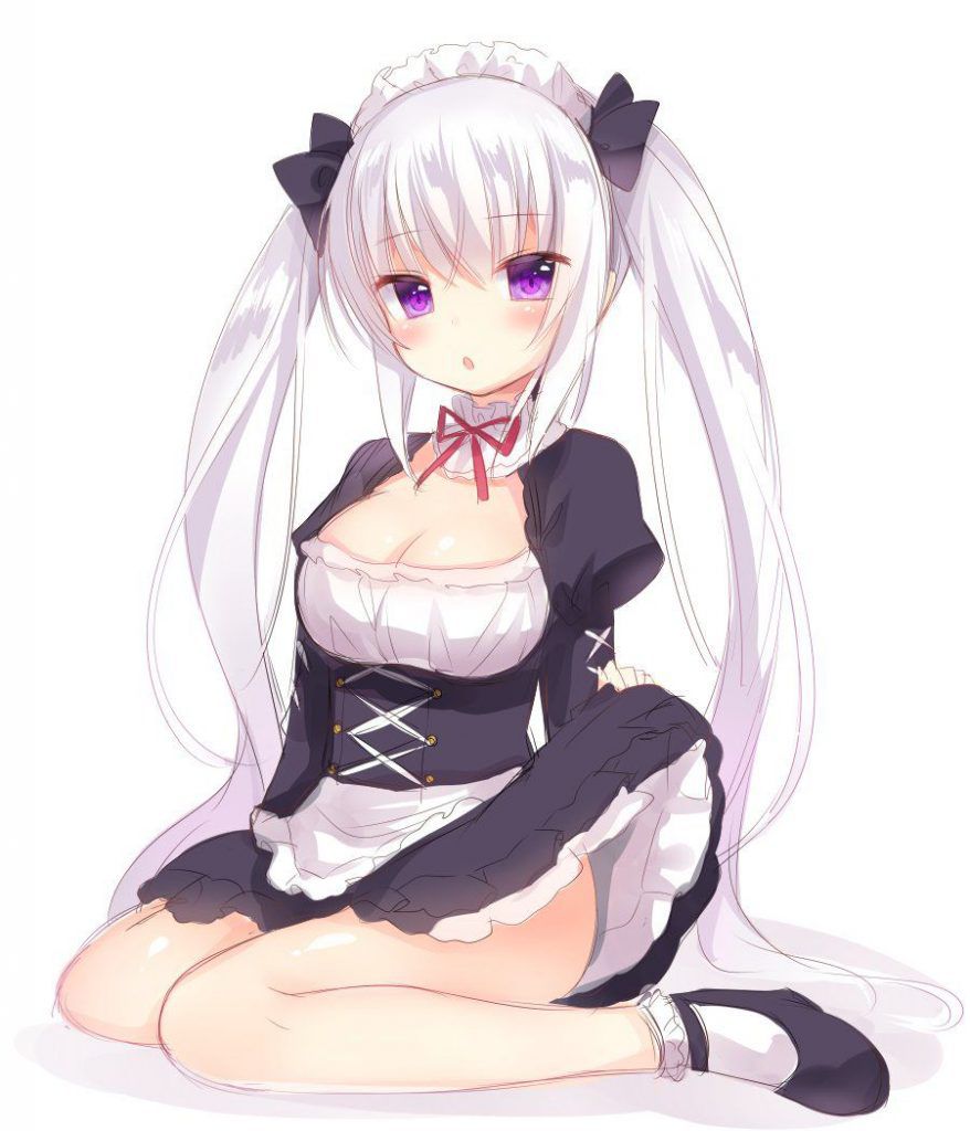 Erotic image of a maid who wants to do H mischief 1