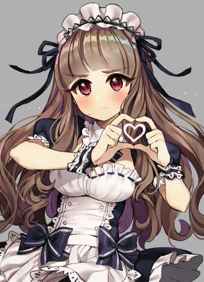 Erotic image of a maid who wants to do H mischief 10