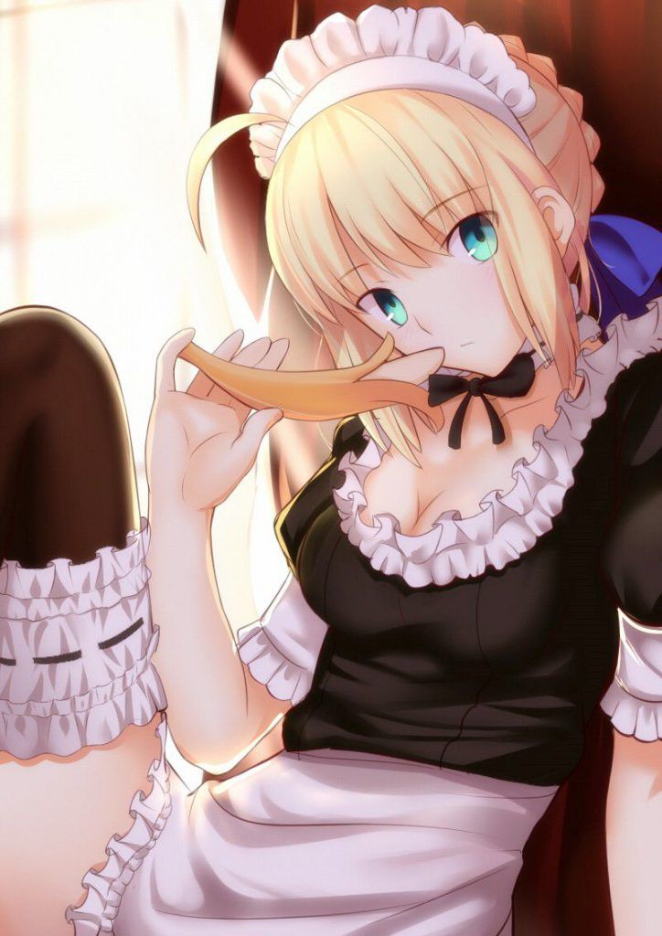 Erotic image of a maid who wants to do H mischief 13