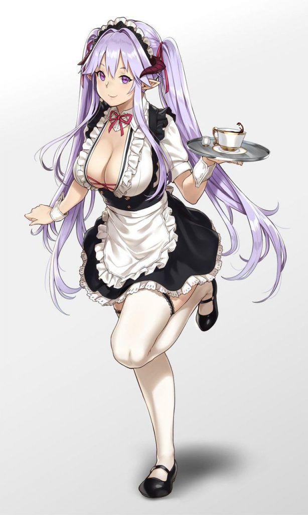 Erotic image of a maid who wants to do H mischief 16