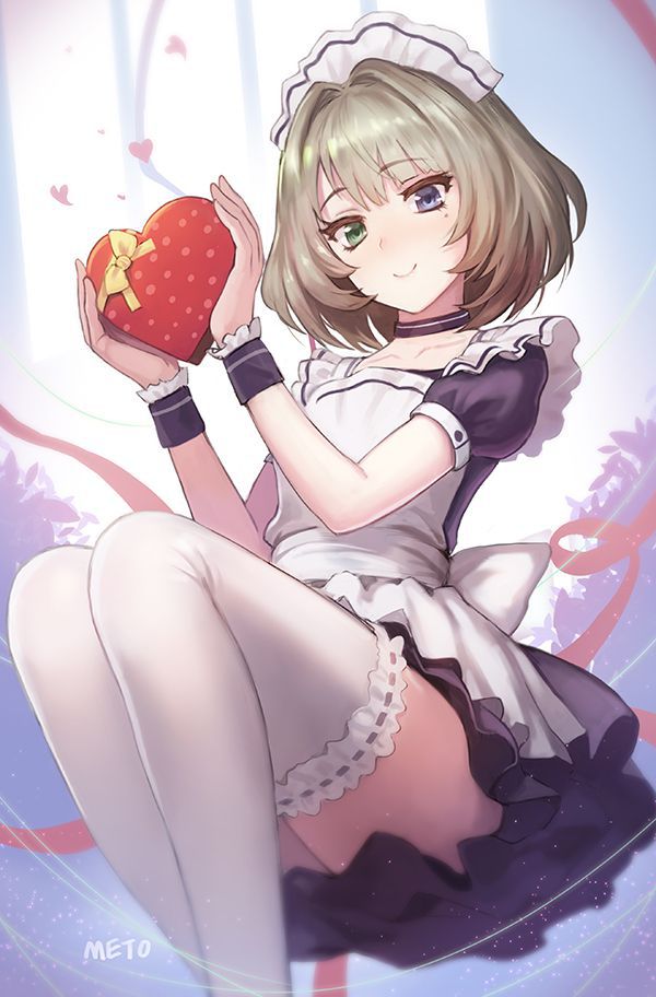 Erotic image of a maid who wants to do H mischief 5