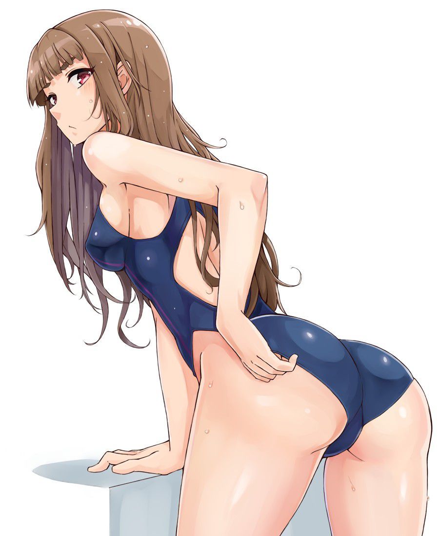 Beautiful girl image of swimming swimsuit that a body line comes out just by wearing Part 3 17