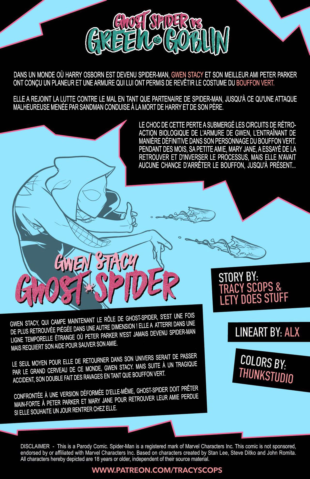 [Tracy Scops (Alx)] Ghost Spider VS. Green Goblin (Spider-Man) [French][Edd085] 2
